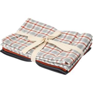 imageCreative CoOp Cotton Set of 4 Colors Tea Towels 28quot L x 18quot W x 0quot H Multicolor