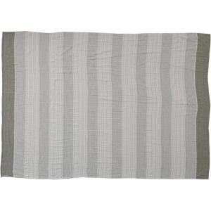 imageCreative CoOp Creative CoOp Cotton Double Cloth Tablecloth Cream and Olive