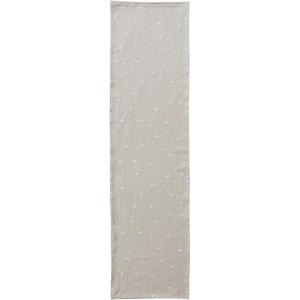 imageCreative CoOp Floral Embroidery Cotton Table Runner Natural