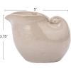 imageCreative CoOp 525 Inches Stoneware Shell Planter Reactive Glaze White Container