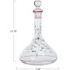 imageCreative CoOp 60 Oz Botanical Bliss Glass Decanter Multicolor