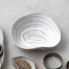 imageCreative CoOp 725 Inches Stoneware White Shell Set of 6 Bowls