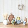 imageCreative CoOp Aviary Garden Stoneware Bowl Blue and White