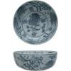 imageCreative CoOp Aviary Garden Stoneware Bowl Blue and White
