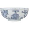 imageCreative CoOp Aviary Garden Stoneware Bowl Blue and White