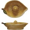 imageCreative CoOp Countryside Citrus Stoneware Lemon Juicer MulticolorJuicer