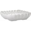 imageCreative CoOp Square Stoneware Serving Scalloped Edge in Various Sizes Matte White Set of 4 Dish 134quot Square 214quot Square 234quot Square