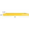 imageCreative CoOp Sunny Wood Tray with Handles Yellow