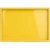 imageCreative CoOp Sunny Wood Tray with Handles Yellow