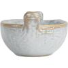 imageCreative CoOp White Long Stoneware Dish with Reactive Glaze LargeDish