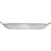 imageCreative CoOp White Long Stoneware Dish with Reactive Glaze LargeDish