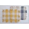 imageCreative CoOp Woven Cotton Buffalo Check and Fringe Placemat 19quot L x 13quot W x 0quot H GreyGray