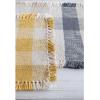 imageCreative CoOp Woven Cotton Buffalo Check and Fringe Placemat 19quot L x 13quot W x 0quot H GreyGray