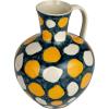 imageCreative CoOp Dotted Elegance MultiColored Stoneware Jug Multicolor