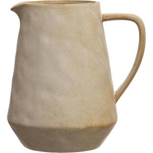 imageCreative CoOp 85 Inches 25Quart Stoneware Reactive Glaze Cream Pitcher