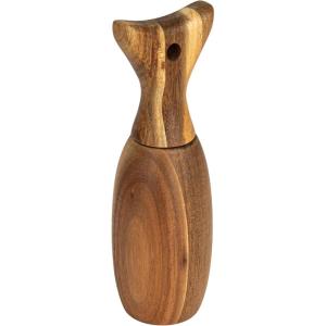 imageCreative CoOp Acacia Wood Fish Tail Shaped Pepper Mill Natural