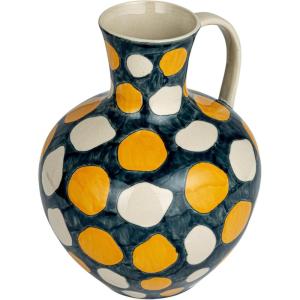 imageCreative CoOp Dotted Elegance MultiColored Stoneware Jug Multicolor