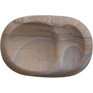 imageCreative CoOp Earthy Sandstone Dish Multicolor Medium Natural