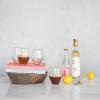 image325 Inches Round Drinking Glass Clear Set of 6