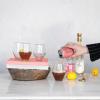 image325 Inches Round Drinking Glass Clear Set of 6