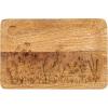 imageCreative CoOp 1175 Inches Mango Wood Laser Etched Botanicals Natural Tray