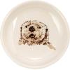 imageCreative CoOp 3 Inches Round Stoneware 6 Animal Print Styles Cream Set of 12 Dish