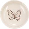 imageCreative CoOp 3 Inches Round Stoneware 6 Animal Print Styles Cream Set of 12 Dish