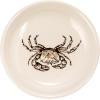 imageCreative CoOp 3 Inches Round Stoneware 6 Animal Print Styles Cream Set of 12 Dish