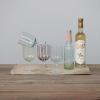imageCreative CoOp 575 Inches Glass 4 Various Stripes Design Multicolor Set of 12 Stemware