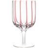 imageCreative CoOp 575 Inches Glass 4 Various Stripes Design Multicolor Set of 12 Stemware