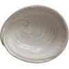 imageCreative CoOp 625 Inches Stoneware White Shell Abalone Set of 6 Plates