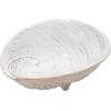 imageCreative CoOp 625 Inches Stoneware White Shell Abalone Set of 6 Plates