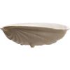imageCreative CoOp 625 Inches Stoneware White Shell Abalone Set of 6 Plates