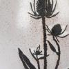 imageCreative CoOp 675 Inches 50Ounce Debossed Stoneware Flower Design Reactive Glaze White and Black Pitcher