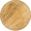 imageCreative CoOp 975 Inches Round HandCarved Mango Wood Cake Natural Pedestal