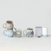 imageCreative CoOp Artisanal Stoneware Mug with Teabag Holder Multicolor Set of 4