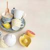 imageCreative CoOp Blossom Elegance Round Stoneware Plates Multicolor Set of 4Bowl
