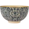 imageCreative CoOp Blossom Elegance Round Stoneware Plates Multicolor Set of 4Bowl