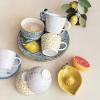 imageCreative CoOp Blossom Elegance Round Stoneware Plates Multicolor Set of 4Bowl