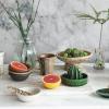 imageCreative CoOp CactusShaped Stoneware Juicer Green