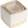 imageCreative CoOp Ceramic Nesting Containers Cream Set of 3