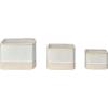 imageCreative CoOp Ceramic Nesting Containers Cream Set of 3