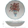 imageCreative CoOp Country Garden Stoneware Salad Bowl Multicolor