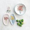 imageCreative CoOp Country Garden Stoneware Salad Bowl Multicolor