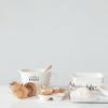 imageCreative CoOp For Goodness Bakes Stoneware Batter Bowl WhiteBatter Bowl