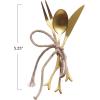 imageCreative CoOp Golden Twig Appetizer Utensil Set Gold Set of 3