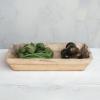 imageCreative CoOp Long Artisanal Mango Wood Bowl Natural