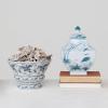 imageCreative CoOp Round Blossom Porcelain Bowl Blue and White