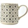 imageCreative CoOp Set of 4 Stoneware Styles Mugs ampamp Cups 4 Count Pack of 1 Multi
