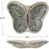 imageCreative CoOp Whimsical Butterfly Stoneware Plate MulticolorButterfly
